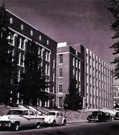 A six-story addition to Fulmer Hall, including additional teaching spaces and research laboratories, was completed in 1961.