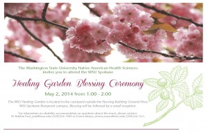 Healing Garden blessing invite
