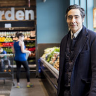 Dr. Pablo Monsivais at Fresh Basket grocery store