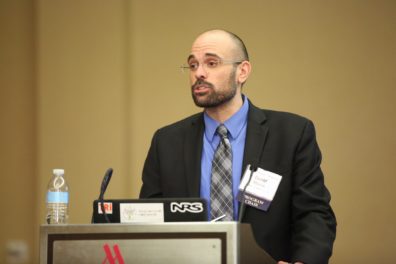 ACJS Program Chair Dr. David Makin at 2019 ACJS conference.