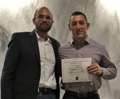 Dr. David Makin and Jordan Sykes.