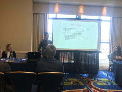 Griffin Patrick presenting at ACJS.