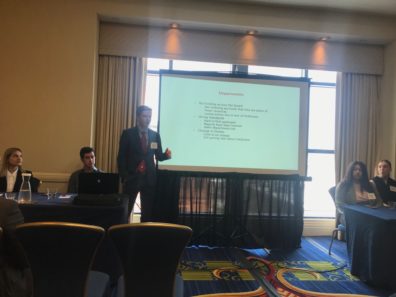 Mantz Wyrick presenting at ACJS.