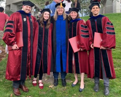 Drs. Brandon Bang, Tasha Fox, Faith Lutze, Elizabeth Tollefsbol, & Wesley Maier.