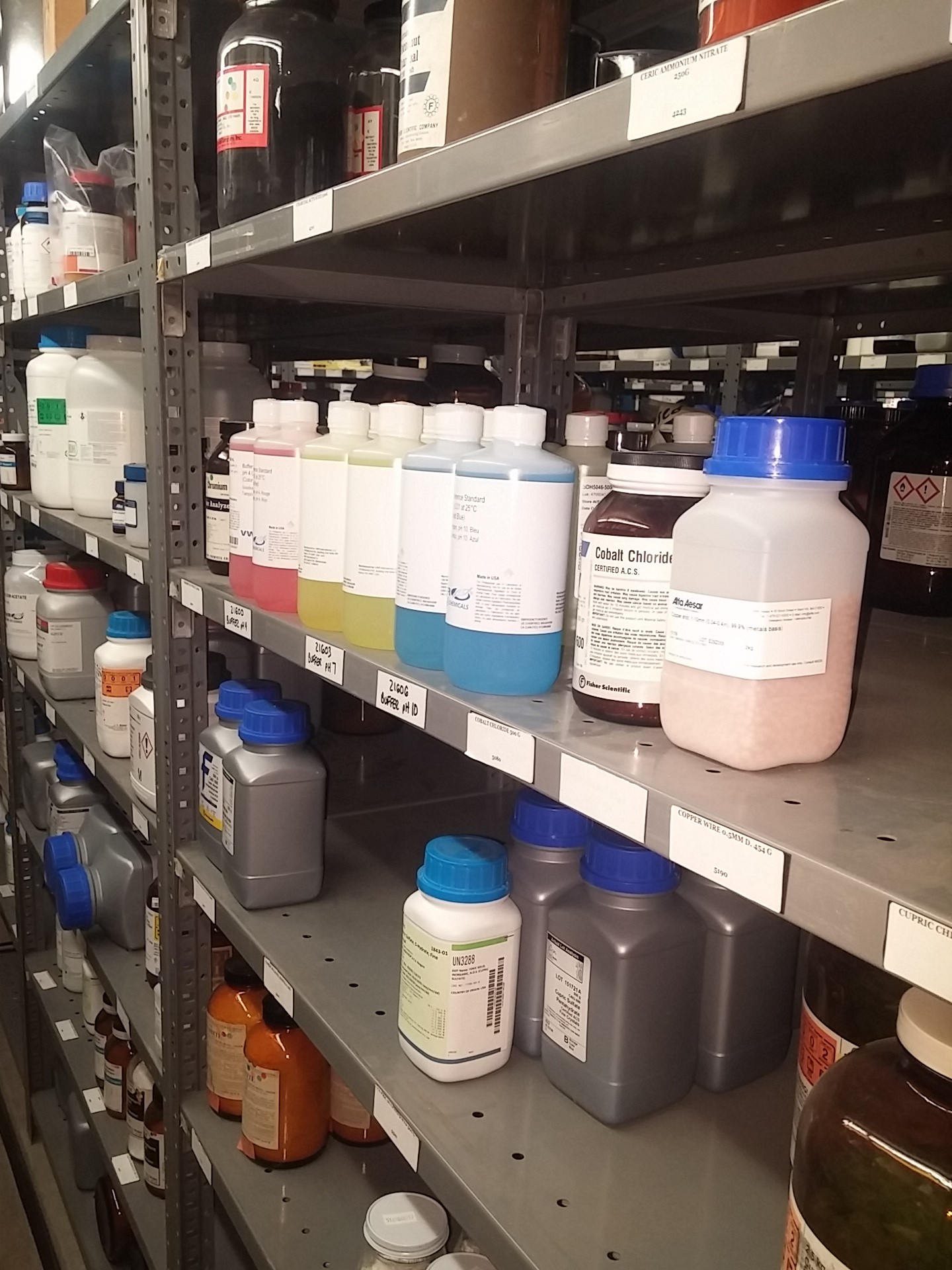 Chemistry Storeroom Washington State University