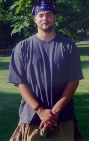 Aaron McCright at WSU Sociology's Welcome Picnic, 1996.