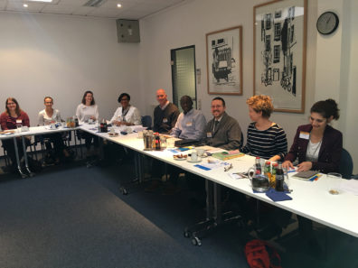 U.S. Fulbright Administrators at the Fulbright Office in Lützowufer Street, Germany