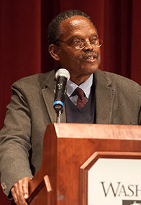 William Julius Wilson spoke to WSU audiences in 2009 at the symposium named in his honor.