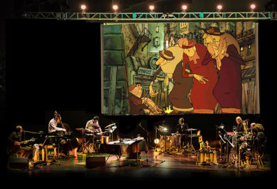 Triplets Of Bellville shown with live performance of its original score.
