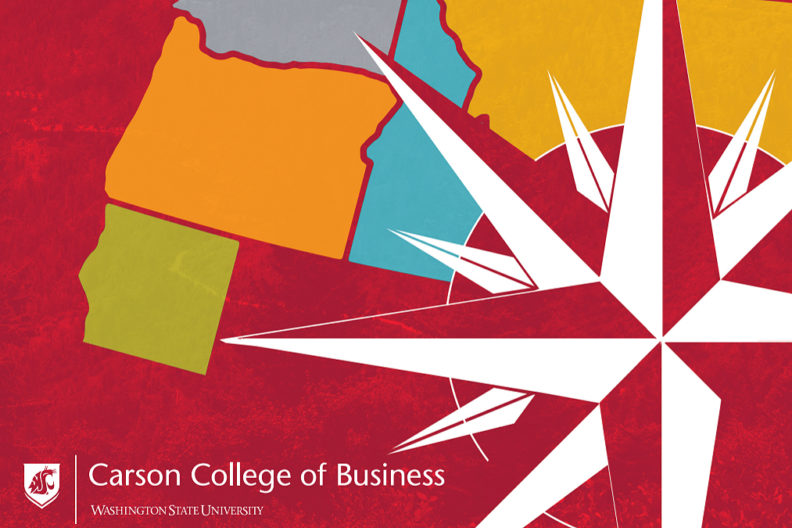 Carson College's report cover for Business in the Northwest 2018