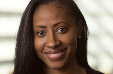 Closeup of Jamira Burley.