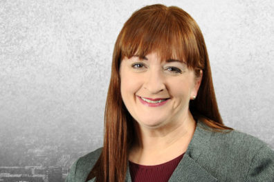 Closeup of Lisa Waite.