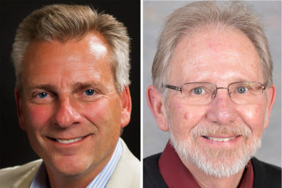 Closeups of Clayton and Stehr.