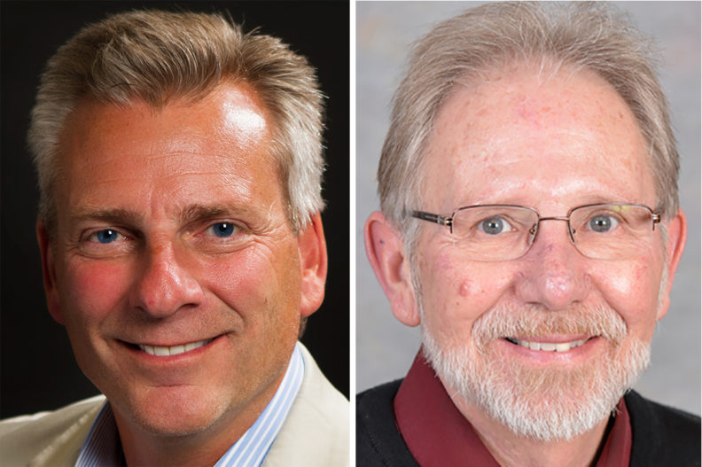 Closeups of Clayton and Stehr.