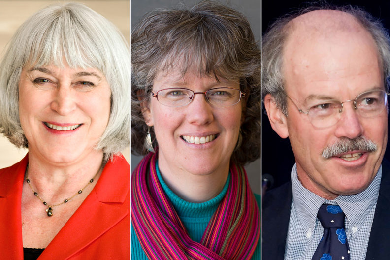 Individual closeups of Meier, Johnson and Prestwich.