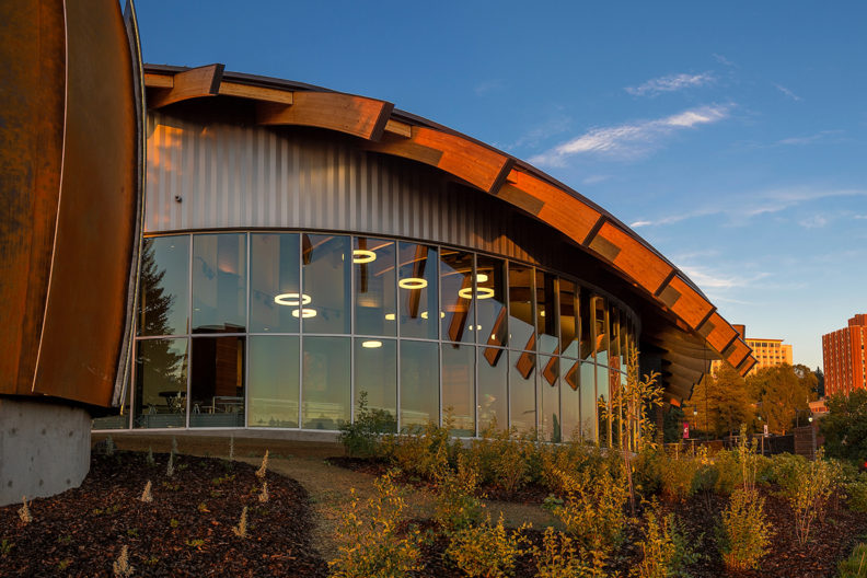 Exterior of the Elson S. Floyd Cultural Center.