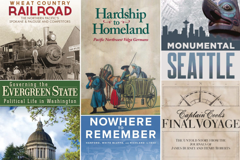 Collection of various WSU Press book covers.