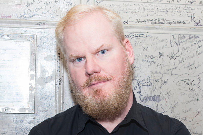 Closeup of Jim Gaffigan.