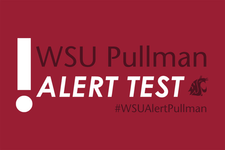 WSU Pullman alert test