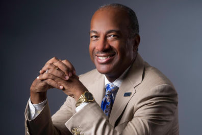 Closeup of Gary May.
