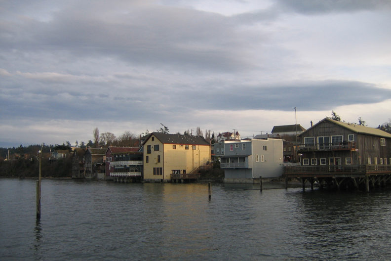 The waterfront of Coupeville, Washington.