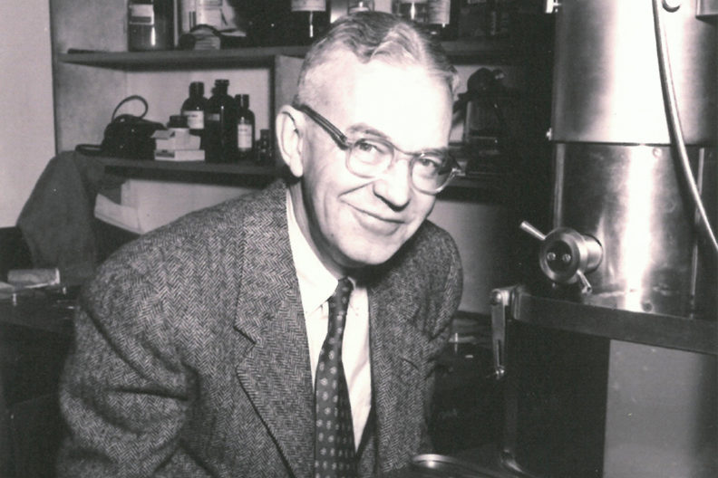 Closeup of physicist Paul Anderson