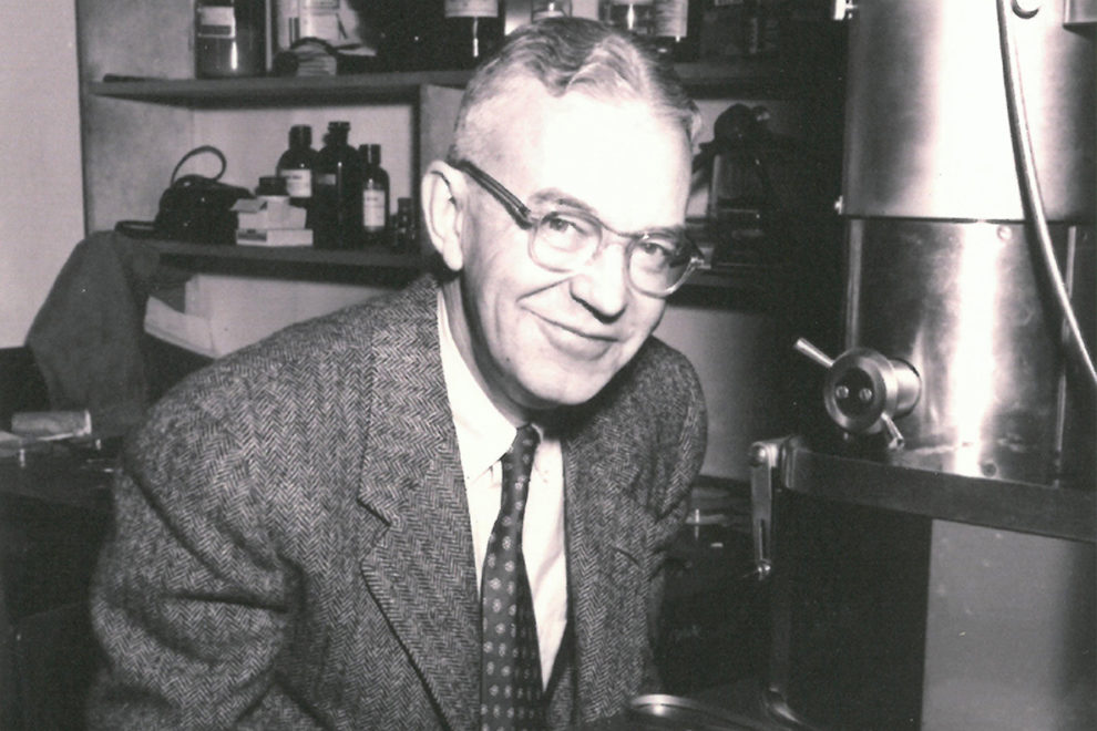 Closeup of physicist Paul Anderson