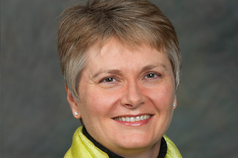 Closeup of Karen Weathermon.