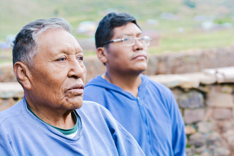 Two Native American men