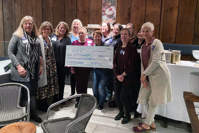 Les Dames D’Escoffier Seattle Chapter members celebrating the start of the Organic and Sustainable Agricultural Scholarship endowment.