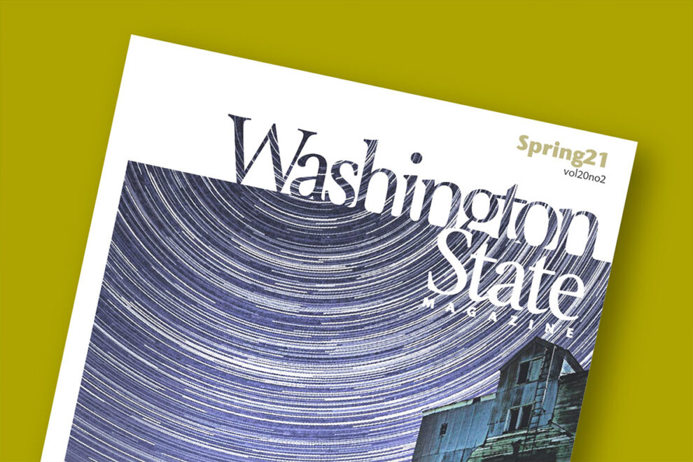 Cover of Spring 2021 issue of Washington State Magazine.