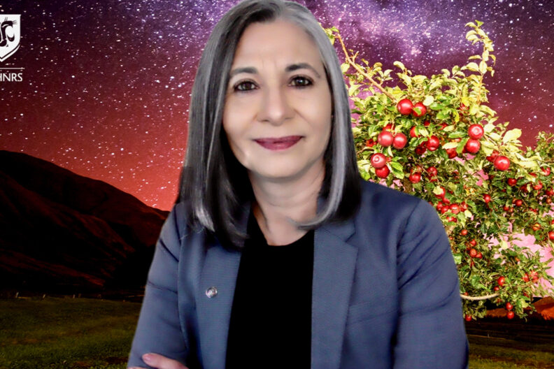 Closeup of Luz Maria Gordillo