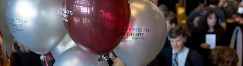 picture of balloons at campus event
