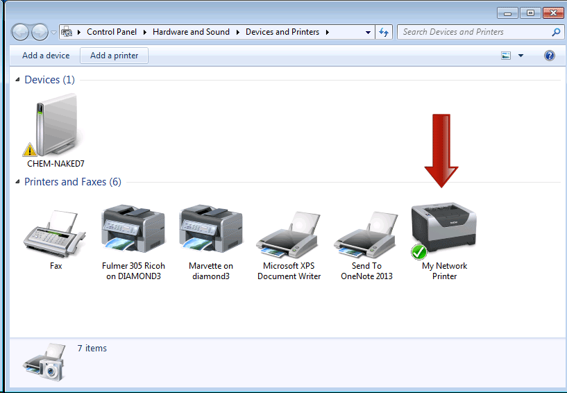 Your printer has been added.