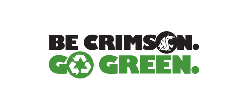 Be Crimson Go Green logo