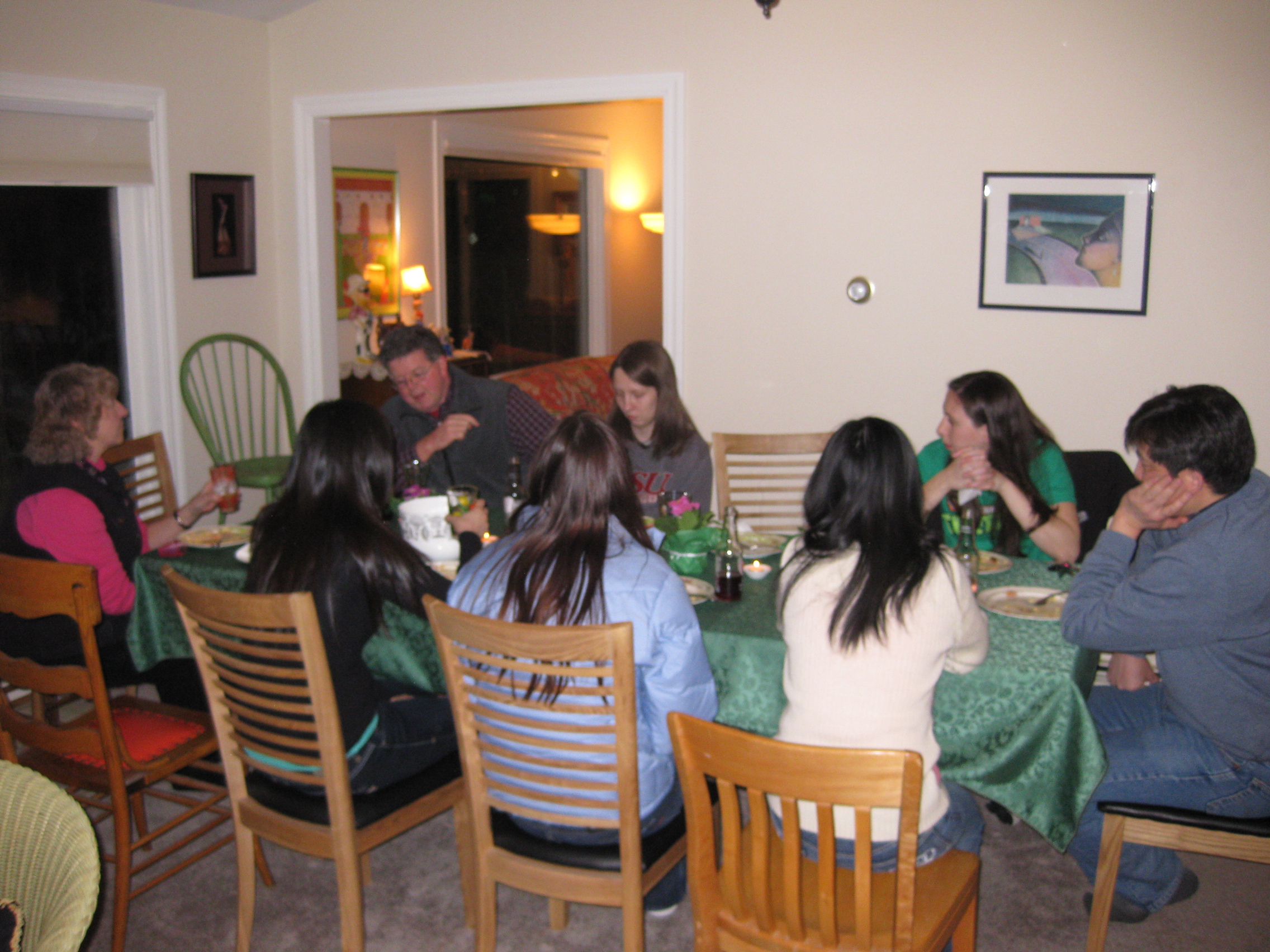 Group Chowing Down