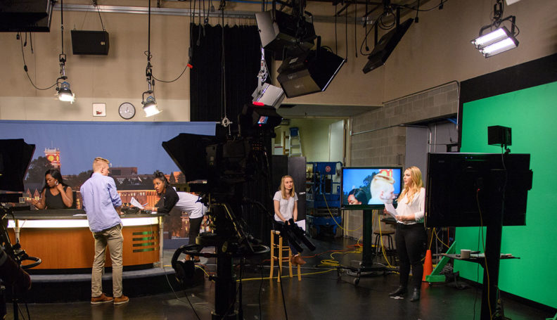 Murrow News 8 studio