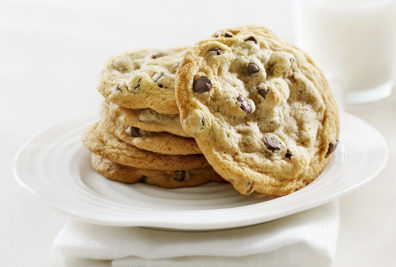 Chocolate Chip Cookies and Milk