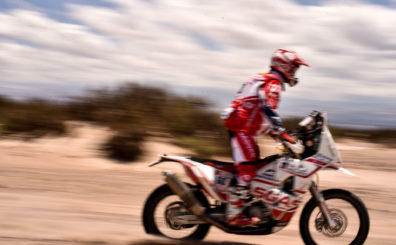 Motorcycle at Dakar