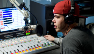 Student on Radio