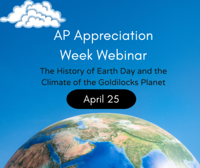 The History of Earth Day and the Climate of the Goldilocks Planet