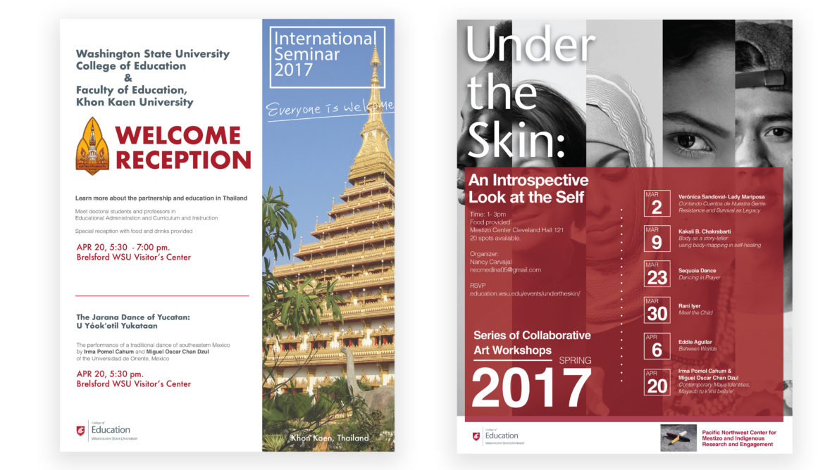 Visual Communication Promotional Materials College of Education