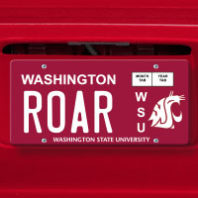 WSU license plate
