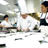 Jamie Callison and students